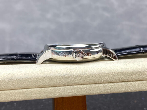 TW Factory Patek Philippe Calatrava 5022R-010 40mm Steel Calfskin Strap Roman Numerals White Dial