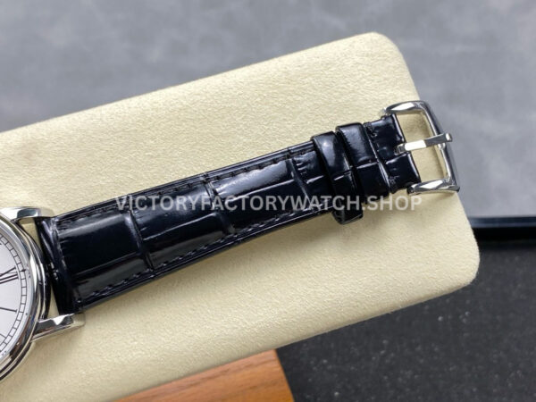 TW Factory Patek Philippe Calatrava 5022R-010 40mm Steel Calfskin Strap Roman Numerals White Dial