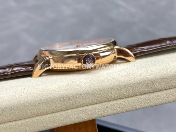 TW Factory Patek Philippe Calatrava 5078 40mm Rose Gold Calfskin Strap White Dial (2) TW Factory Patek Philippe Calatrava 5078 40mm Rose Gold Calfskin Strap White Dial