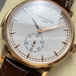 TW Factory Patek Philippe Calatrava 5078 40mm Rose Gold Calfskin Strap White Dial (9) TW Factory Patek Philippe Calatrava 5078 40mm Rose Gold Calfskin Strap White Dial