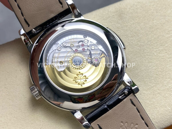 TW Factory Patek Philippe Calatrava 5078 40mm Steel Calfskin Strap White Dial