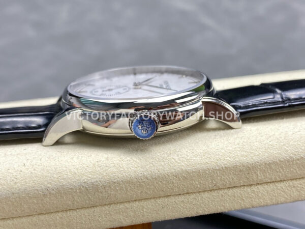 TW Factory Patek Philippe Calatrava 5078 40mm Steel Calfskin Strap White Dial