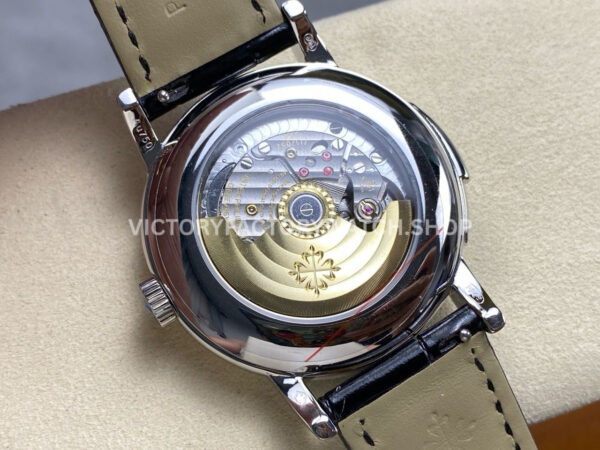 TW Factory Patek Philippe Calatrava 5078G-010 40mm Steel Calfskin Strap Black Dial (1) TW Factory Patek Philippe Calatrava 5078G-010 40mm Steel Calfskin Strap Black Dial