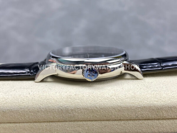 TW Factory Patek Philippe Calatrava 5078G-010 40mm Steel Calfskin Strap Black Dial (4) TW Factory Patek Philippe Calatrava 5078G-010 40mm Steel Calfskin Strap Black Dial