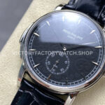 TW Factory Patek Philippe Calatrava 5078G-010 40mm Steel Calfskin Strap Black Dial (7) TW Factory Patek Philippe Calatrava 5078G-010 40mm Steel Calfskin Strap Black Dial