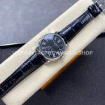 TW Factory Patek Philippe Calatrava 5078G-010 40mm Steel Calfskin Strap Roman Numerals Black Dial