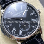 TW Factory Patek Philippe Calatrava 5078G-010 40mm Steel Calfskin Strap Roman Numerals Black Dial