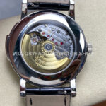 TW Factory Patek Philippe Calatrava 5078G-010 40mm Steel Calfskin Strap Roman Numerals Black Dial