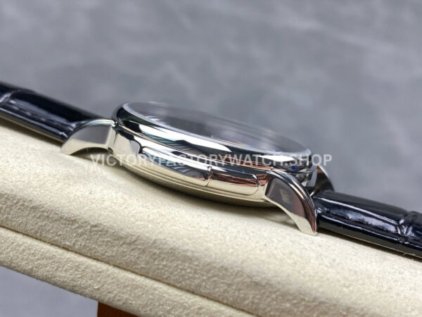 TW Factory Patek Philippe Calatrava 5078G-010 40mm Steel Calfskin Strap Roman Numerals Black Dial