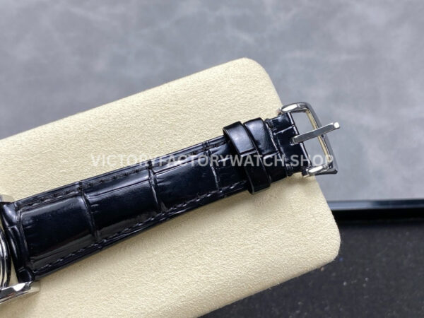TW Factory Patek Philippe Calatrava 5078G-010 40mm Steel Calfskin Strap Roman Numerals Black Dial