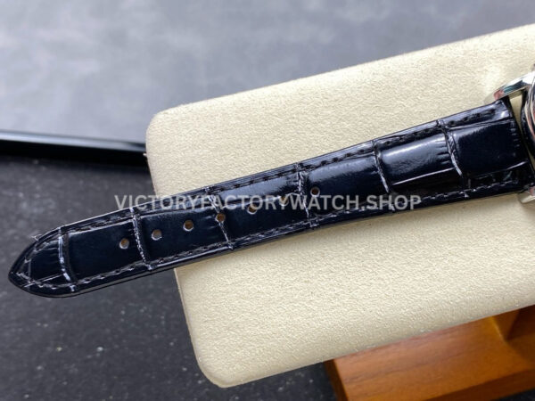 TW Factory Patek Philippe Calatrava 5078G-010 40mm Steel Calfskin Strap Roman Numerals Black Dial