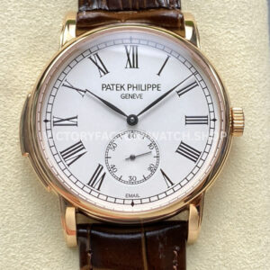 TW Factory Patek Philippe Calatrava 5078R-001 white dial rose gold