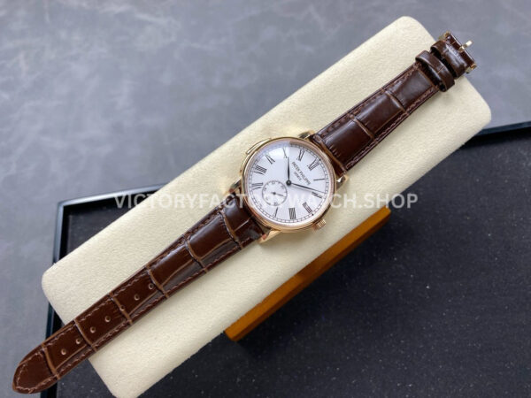 TW Factory Patek Philippe Calatrava 5078R-001 40mm Rose Gold Calfskin Strap Roman Numera TW Factory Patek Philippe Calatrava 5078R-001 40mm Rose Gold Calfskin Strap Roman Numerals White Dial