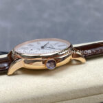 TW Factory Patek Philippe Calatrava 5078R-001 40mm Rose Gold Calfskin Strap Roman Numera (7) TW Factory Patek Philippe Calatrava 5078R-001 40mm Rose Gold Calfskin Strap Roman Numerals White Dial