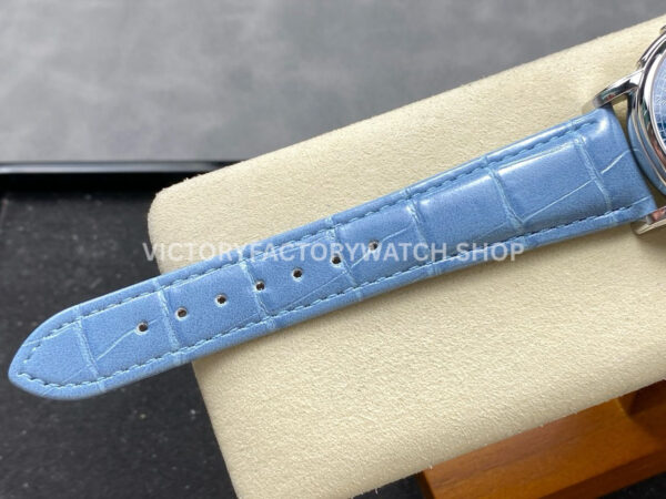TW Factory Patek Philippe Calatrava 5178G-012 40mm Steel Calfskin Strap Arabic Numerals Blue Dial