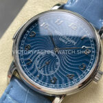 TW Factory Patek Philippe Calatrava 5178G-012 40mm Steel Calfskin Strap Arabic Numerals Blue Dial