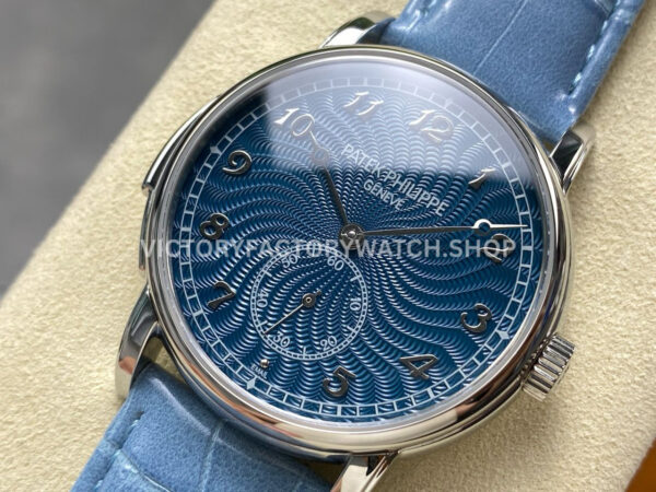 TW Factory Patek Philippe Calatrava 5178G-012 40mm Steel Calfskin Strap Arabic Numerals Blue Dial