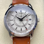 TW Factory Patek Philippe Calatrava Weekly Calendar 5212A-001 40mm Leather Strap Silver Dial (4) TW Factory Patek Philippe Calatrava Weekly Calendar 5212A silver dial leather strap