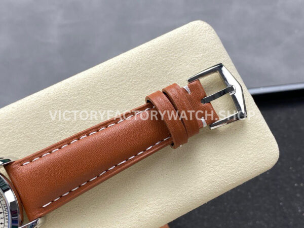 TW Factory Patek Philippe Calatrava Weekly Calendar 5212A-001 40mm Leather Strap Silver Dial (6) TW Factory Patek Philippe Calatrava Weekly Calendar 5212A-001 40mm Leather Strap Silver Dial