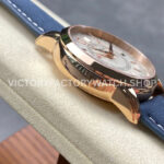TW Factory Patek Philippe  Calatrava Weekly Calendar 5212A-001 40mm Rose Gold Leather Strap Silver Dial