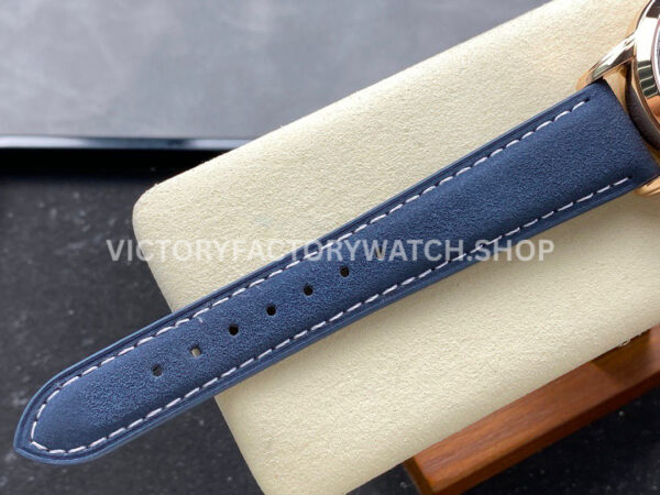 TW Factory Patek Philippe  Calatrava Weekly Calendar 5212A-001 40mm Rose Gold Leather Strap Silver Dial