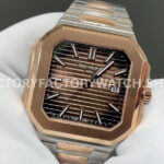 TW Factory Patek Philippe Cubitus 5821 45mm Half Rose Gold Brown Dial