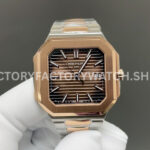 TW Factory Patek Philippe Cubitus 5821 brown dial half rose gold