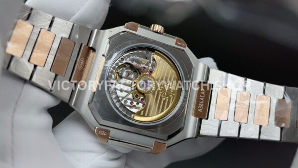 TW Factory Patek Philippe Cubitus 5821 45mm Half Rose Gold White Dial