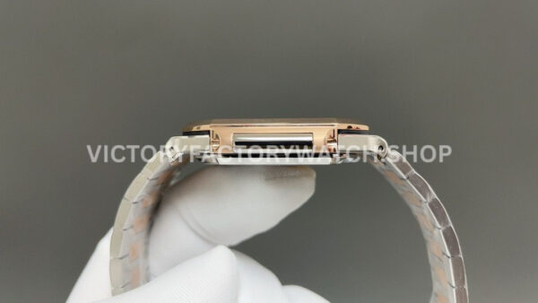 TW Factory Patek Philippe Cubitus 5821 45mm Half Rose Gold White Dial