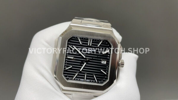 TW Factory Patek Philippe Cubitus 5821/1A-001 45mm Full Steel Black Dial