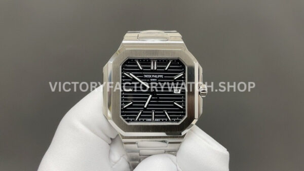 TW Factory Patek Philippe Cubitus 5821 1A black dial full steel