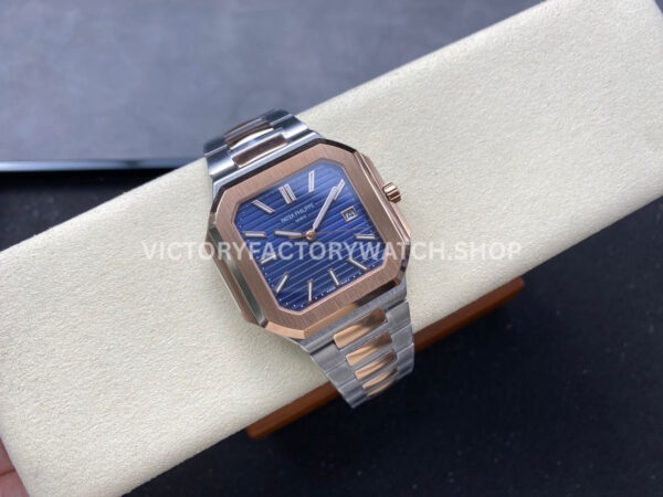 TW Factory Patek Philippe Cubitus 5821/1AR-001 45mm Half Rose Gold Blue Dial
