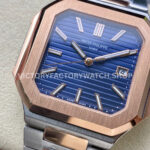 TW Factory Patek Philippe Cubitus 5821/1AR-001 45mm Half Rose Gold Blue Dial