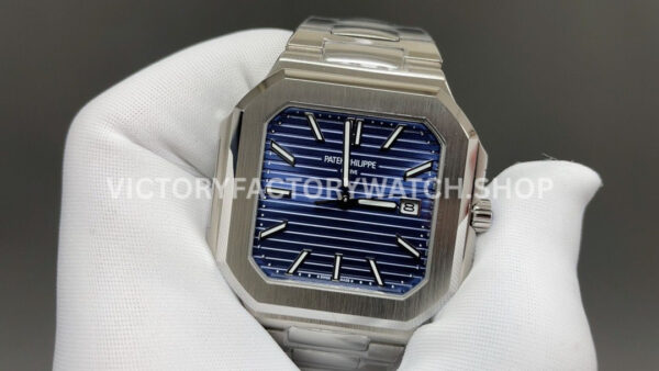 TW Factory Patek Philippe Cubitus 7128/1G-001 45mm White Gold Blue Dial