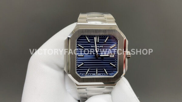 TW Factory Patek Philippe Cubitus 7128 1G blue dial white gold