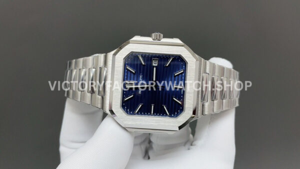 TW Factory Patek Philippe Cubitus 7128/1G-001 45mm White Gold Blue Dial