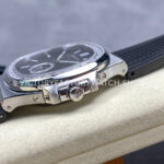 TW Factory Patek Philippe Nautilus 5726/1A-001 40mm Black Rubber Strap Diamond Bezel Black Dial