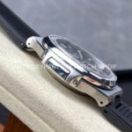 TW Factory Patek Philippe Nautilus 5726/1A-001 40mm Black Rubber Strap Diamond Bezel Black Dial