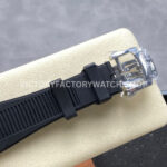 TW Factory Patek Philippe Nautilus 5726/1A-001 40mm Black Rubber Strap Diamond Bezel Black Dial