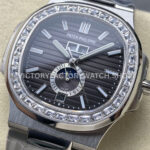 TW Factory Patek Philippe Nautilus 5726/1A-001 40mm Full Steel Diamond Bezel Black Dial