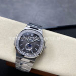 TW Factory Patek Philippe Nautilus 5726/1A-001 40mm Full Steel Diamond Bezel Grey Dial
