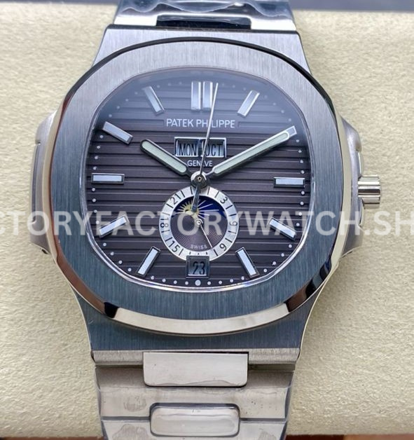 TW Factory Patek Philippe Nautilus 5726 1A 001 grey dial full steel