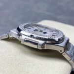 TW Factory Patek Philippe Nautilus 57261A-010 40mm Full Steel Diamond Bezel White Dial (5) TW Factory Patek Philippe Nautilus 5726/1A-010 40mm Full Steel Diamond Bezel White Dial