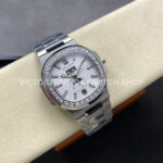 TW Factory Patek Philippe Nautilus 57261A-010 40mm Full Steel Diamond Bezel White Dial (7) TW Factory Patek Philippe Nautilus 5726/1A-010 40mm Full Steel Diamond Bezel White Dial