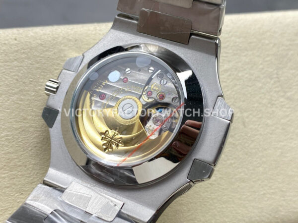TW Factory Patek Philippe Nautilus 57261A-010 40mm Full Steel Diamond Bezel White Dial (9) TW Factory Patek Philippe Nautilus 5726/1A-010 40mm Full Steel Diamond Bezel White Dial
