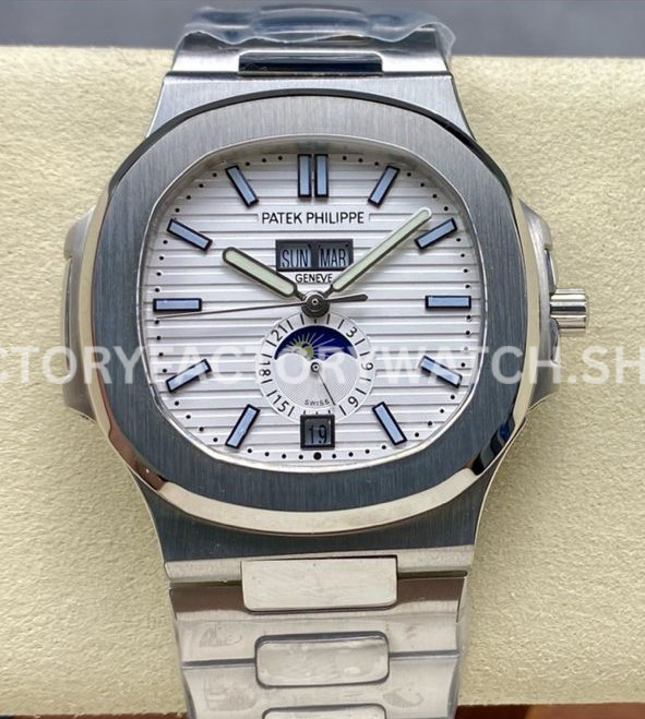 TW Factory Patek Philippe Nautilus 5726 1A 010 white dial steel