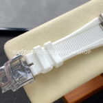 TW Factory Patek Philippe Nautilus 5726/1A-010 40mm White Rubber Strap Diamond Bezel White Dial