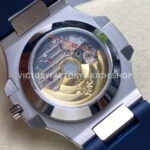 TW Factory Patek Philippe Nautilus 5726/1A-014 40mm Blue Rubber Strap Diamond Bezel Blue Dial