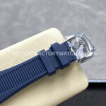 TW Factory Patek Philippe Nautilus 5726/1A-014 40mm Blue Rubber Strap Diamond Bezel Blue Dial