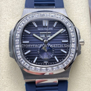 TW Factory Patek Philippe Nautilus 5726 1A 014 blue rubber strap blue dial